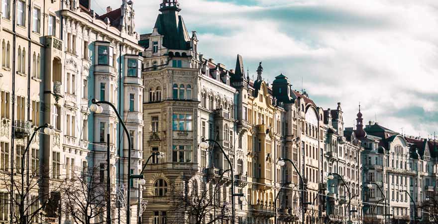Gebäude in Prag