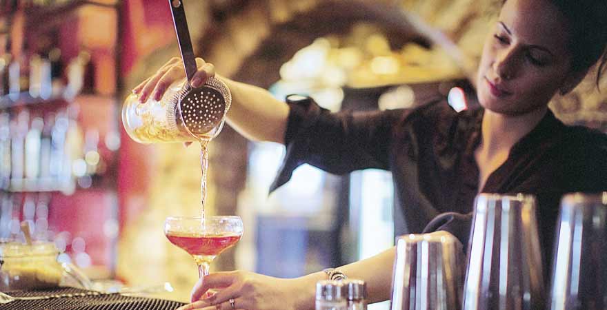 Cocktail in einer Bar