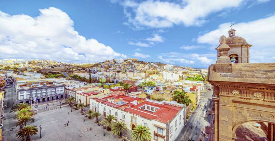 Blick über die Altstadt von Las Palmas Gran Canaria
