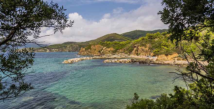 Elba Island, view of Felciaio beach