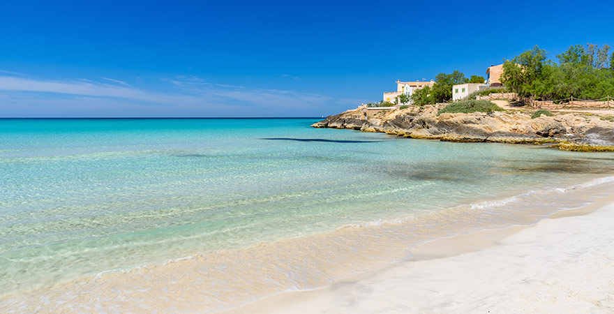 Playa Es Trenc auf Mallorca