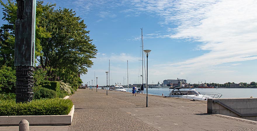 Langelinie-Promenade in Kopenhagen