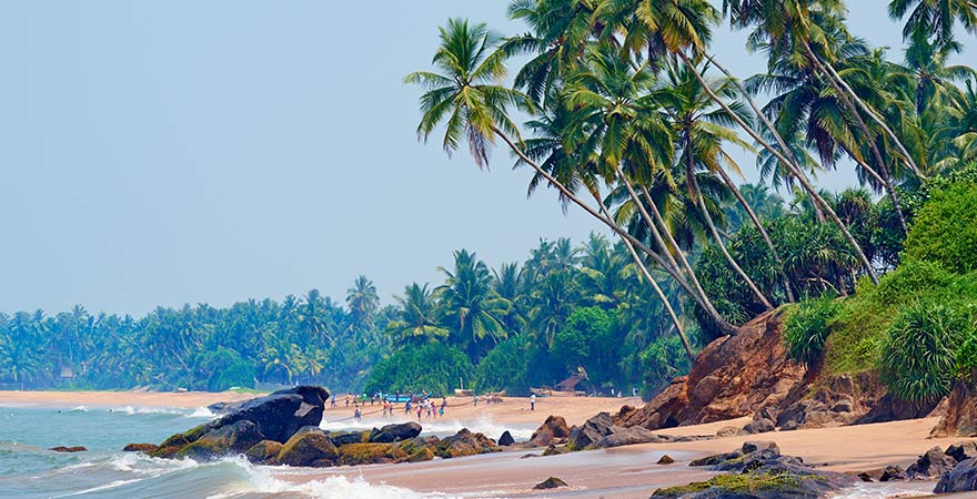 Bentota-Strand in Sri Lanka