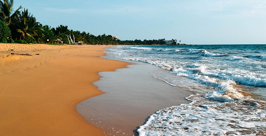 Induruwa Beach in Sri Lanka