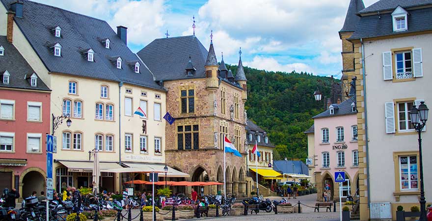 Stadtmitte von Echternach in Luxemburg