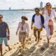Freunde am Strand